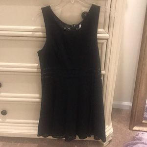 Free People Black Lace Dress. Size 12